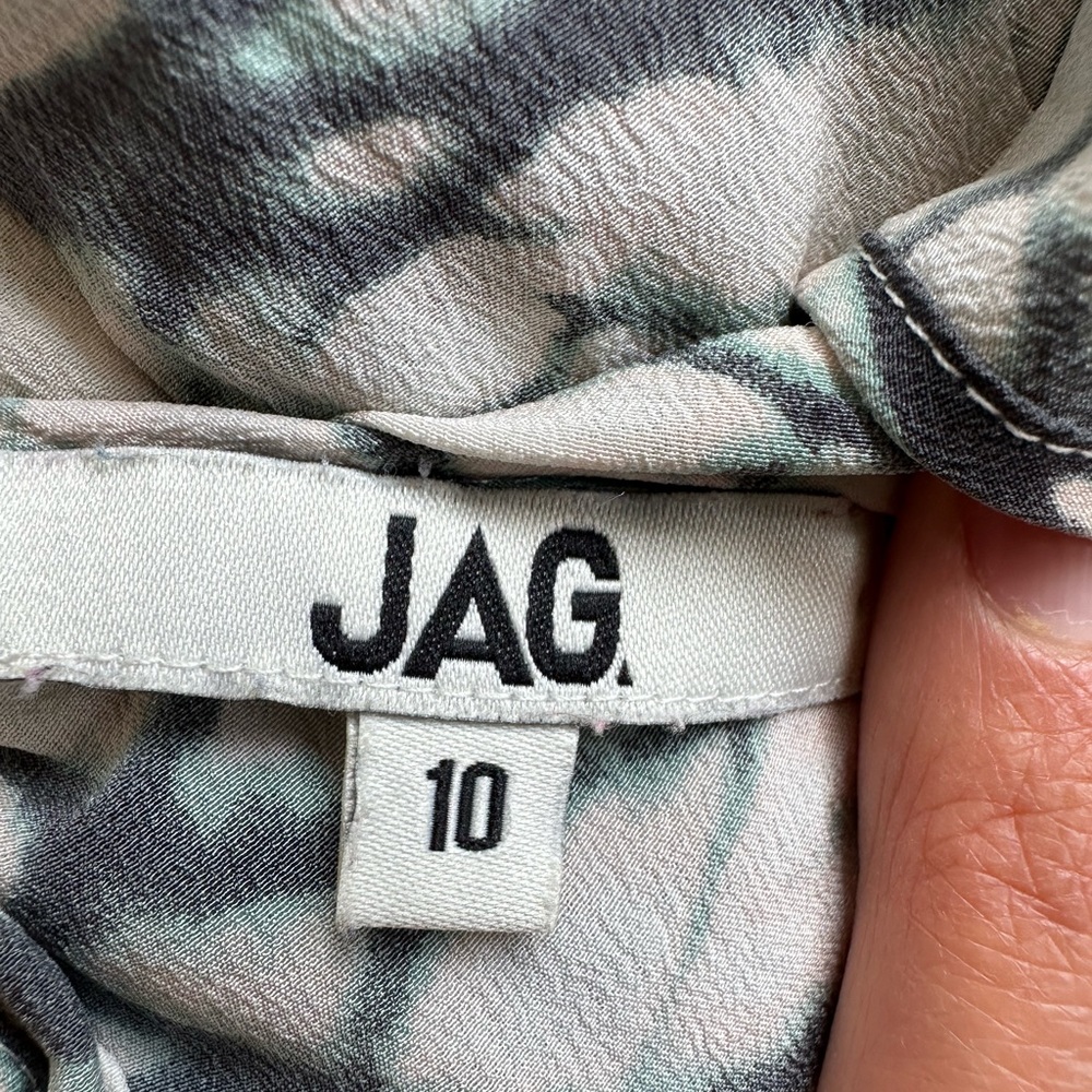 Jag sleeveless pure silk blouse size 10 - Picture 9 of 9